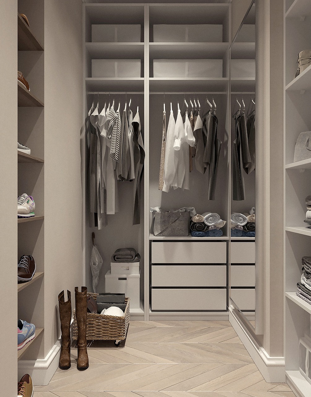Le dressing ouvert : L&rsquo;incontournable dans votre intérieur !